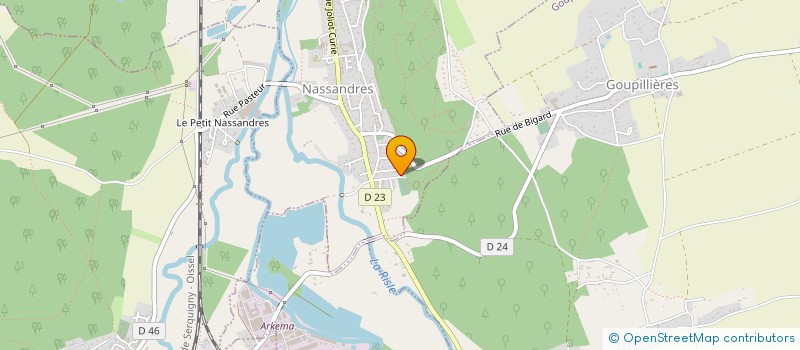 localisation de l'entreprise MONSIEUR FREDERIC BARBATTE  NASSANDRES SUR RISLE