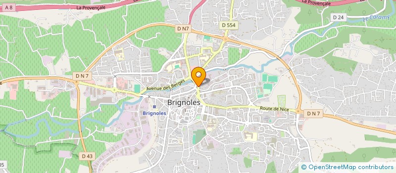 localisation de l'entreprise MONSIEUR FREDERIC BARBIER à BRIGNOLES