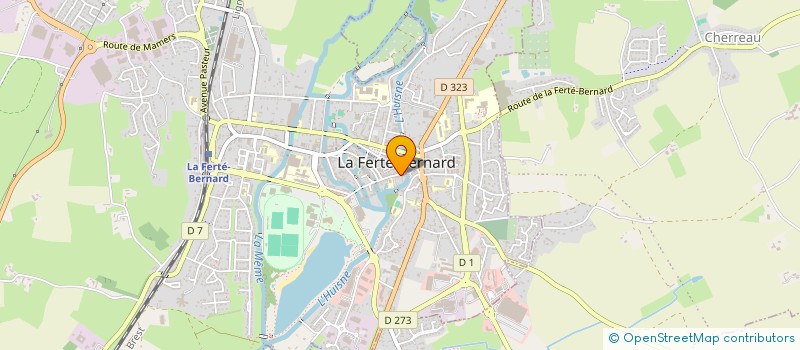 localisation de l'entreprise MONSIEUR FREDERIC BARBIER à LA FERTE-BERNARD
