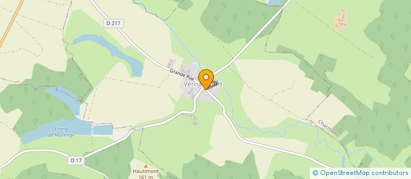 localisation de l'entreprise MONSIEUR FREDERIC BARBIER  VERNANCOURT