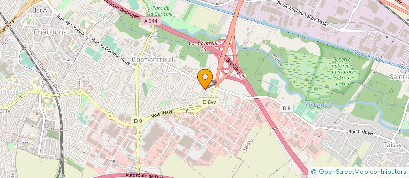 localisation de l'entreprise MONSIEUR FREDERIC BARBIER  CORMONTREUIL