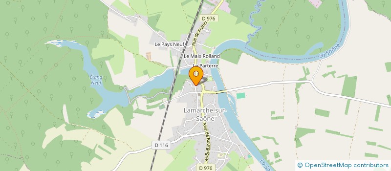 localisation de l'entreprise MONSIEUR FREDERIC BARBIER  LAMARCHE-SUR-SAONE