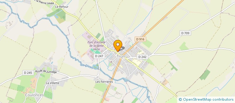 localisation de l'entreprise MONSIEUR FREDERIC BARBIER à TRUN
