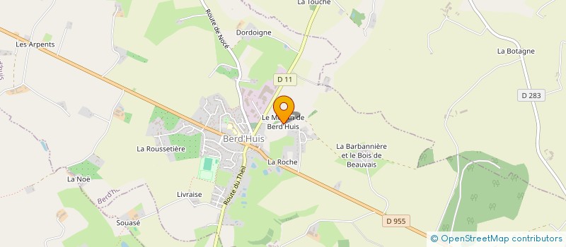 localisation de l'entreprise MONSIEUR FREDERIC BARDIN à BERD'HUIS
