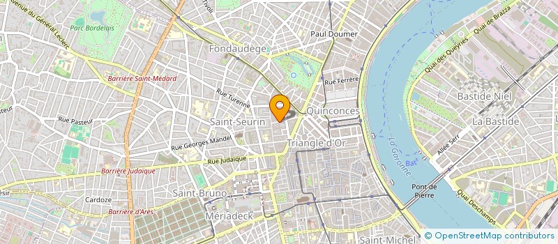 localisation de l'entreprise MONSIEUR FREDERIC BARERE  BORDEAUX