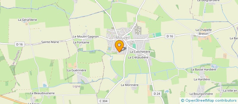 localisation de l'entreprise MONSIEUR FREDERIC BARILLERE  MOUZEIL