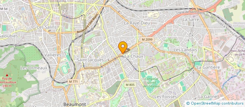 localisation de l'entreprise MONSIEUR FREDERIC BARJETTAS  CLERMONT-FERRAND