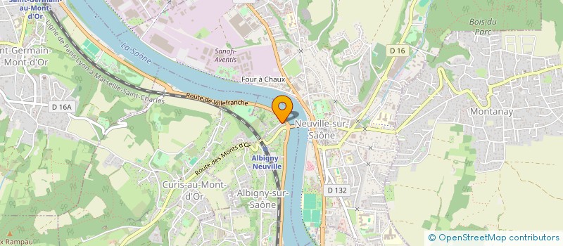 localisation de l'entreprise MONSIEUR FREDERIC BAROZZI  NEUVILLE-SUR-SAONE