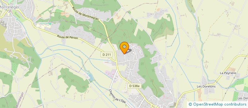 localisation de l'entreprise MONSIEUR FREDERIC BARRAL  MONTMEYRAN