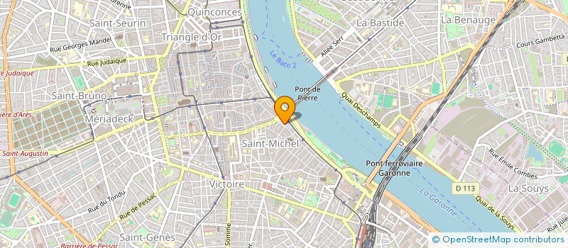 localisation de l'entreprise MONSIEUR FREDERIC BARRAO  BORDEAUX