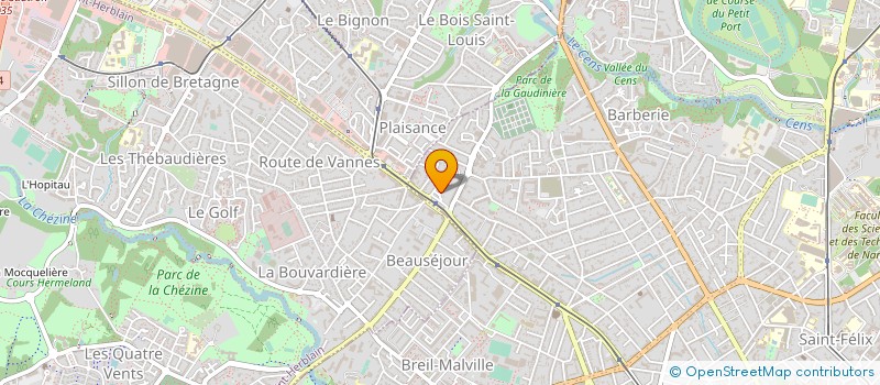 localisation de l'entreprise MONSIEUR FREDERIC BARRAT  NANTES
