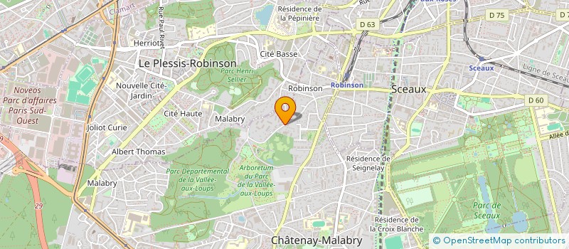 localisation de l'entreprise MONSIEUR FREDERIC BARRAU à CHATENAY-MALABRY
