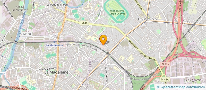 localisation de l'entreprise MONSIEUR FREDERIC BARRE  MARCQ-EN-BARUL