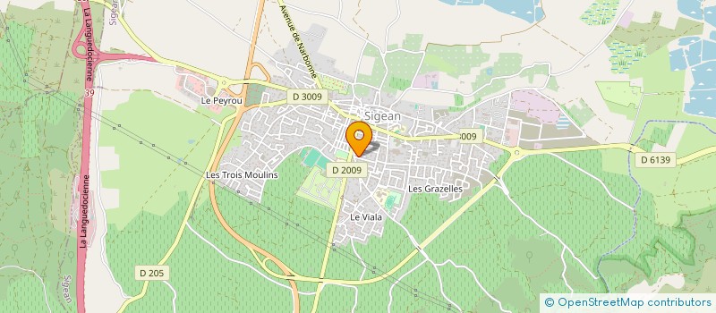 localisation de l'entreprise MONSIEUR FREDERIC BARREDA  SIGEAN