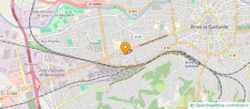 localisation de l'entreprise MONSIEUR FREDERIC BARRIER  BRIVE-LA-GAILLARDE