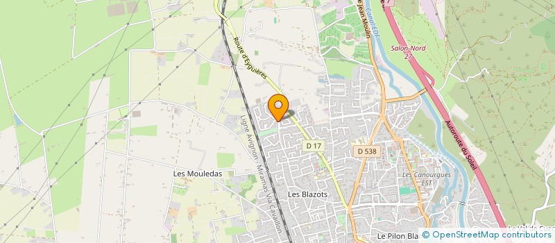 localisation de l'entreprise MONSIEUR FREDERIC BARRON  SALON-DE-PROVENCE