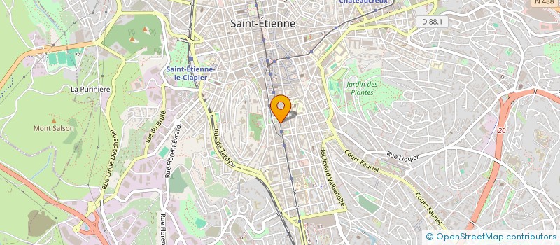 localisation de l'entreprise MONSIEUR FREDERIC BARSAMIAN à SAINT-ETIENNE