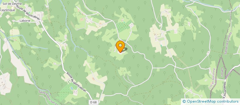 localisation de l'entreprise MONSIEUR FREDERIC BARTIAUX  SAUVETERRE-LA-LEMANCE