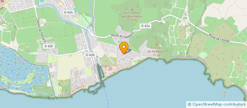 localisation de l'entreprise MONSIEUR FREDERIC BASCONTE  LA LONDE-LES-MAURES