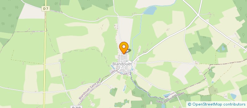 localisation de l'entreprise MONSIEUR FREDERIC BASCUNANA  BLANDOUET-SAINT JEAN
