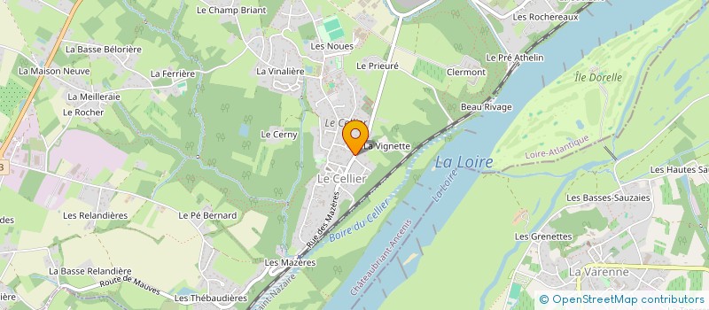 localisation de l'entreprise MONSIEUR FREDERIC BASLE  CELLIER (LE)