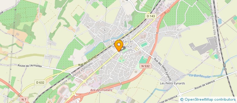 localisation de l'entreprise MONSIEUR FREDERIC BASSET  SAINT-MARCEL-LES-VALENCE