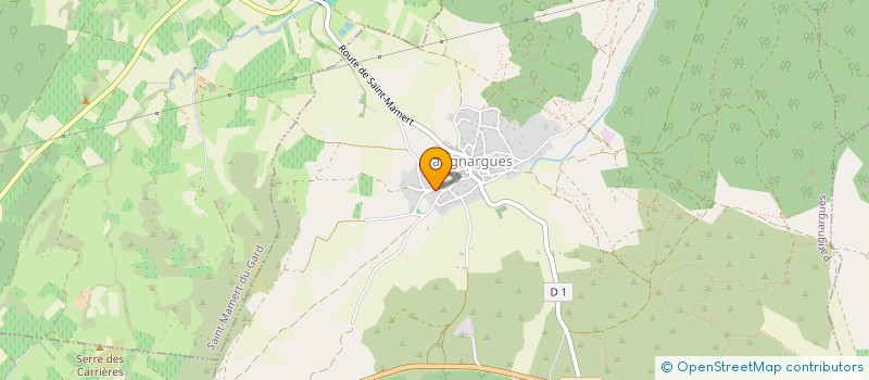 localisation de l'entreprise MONSIEUR FREDERIC BASTIDE  PARIGNARGUES