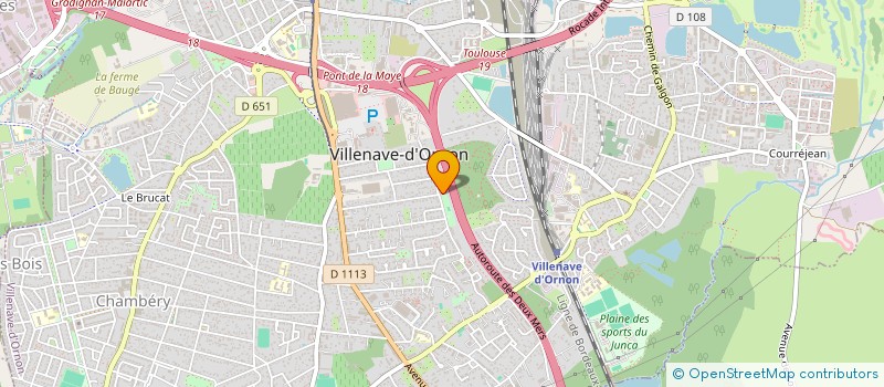 localisation de l'entreprise MONSIEUR FREDERIC BATAILLE  VILLENAVE-D'ORNON