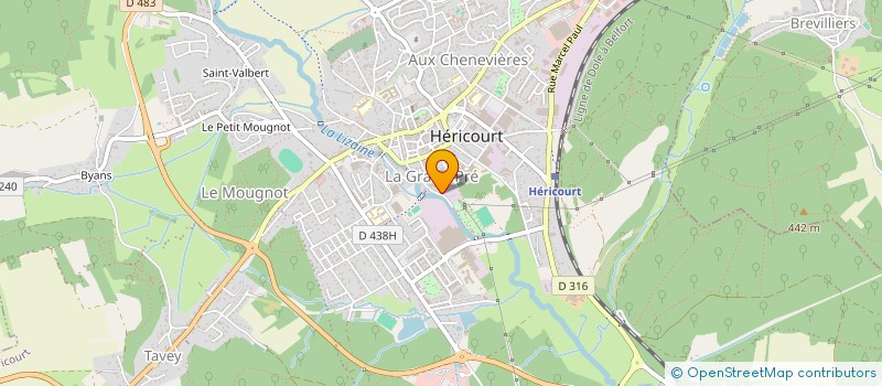 localisation de l'entreprise MONSIEUR FREDERIC BATIS  HERICOURT