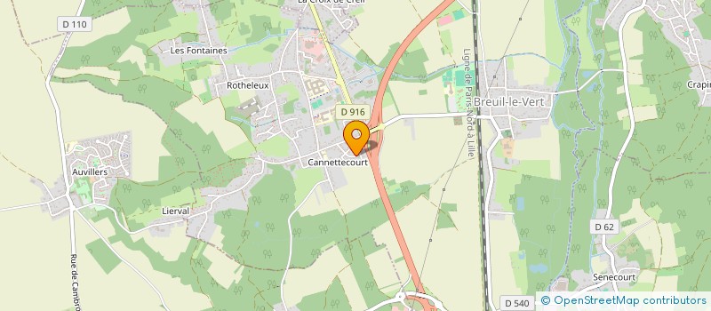 localisation de l'entreprise MONSIEUR FREDERIC BATUT  BREUIL-LE-VERT