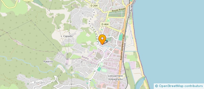 localisation de l'entreprise MONSIEUR FREDERIC BAUD à BASTIA