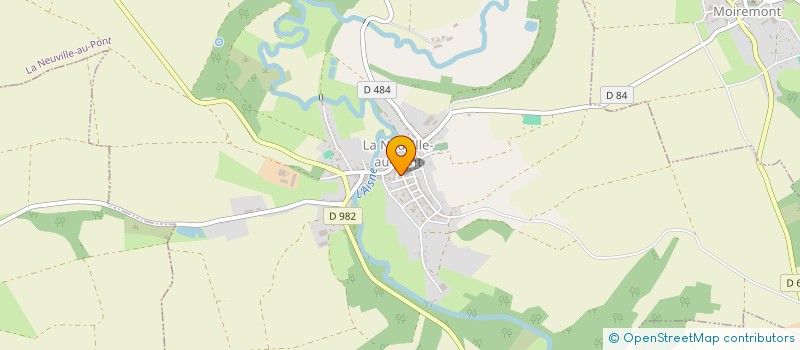 localisation de l'entreprise MONSIEUR FREDERIC BAUDART  LA NEUVILLE-AU-PONT