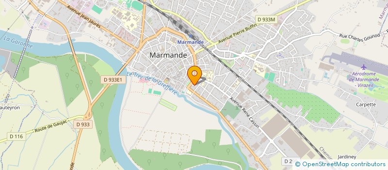 localisation de l'entreprise MONSIEUR FREDERIC BAUDEL à MARMANDE