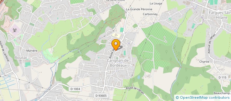 localisation de l'entreprise MONSIEUR FREDERIC BAUDIN  CARIGNAN-DE-BORDEAUX