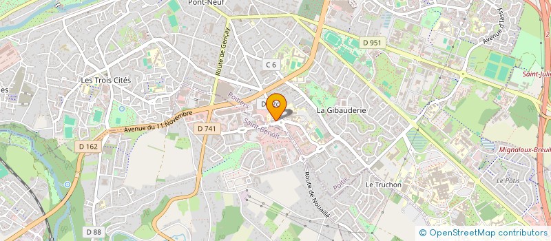 localisation de l'entreprise MONSIEUR FREDERIC BAUDOIN  POITIERS