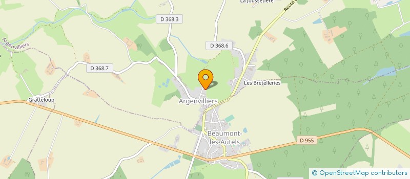 localisation de l'entreprise MONSIEUR FREDERIC BAUDOUIN à ARGENVILLIERS