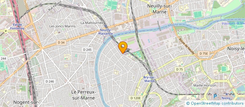 localisation de l'entreprise MONSIEUR FREDERIC BAUMANN à BRY-SUR-MARNE