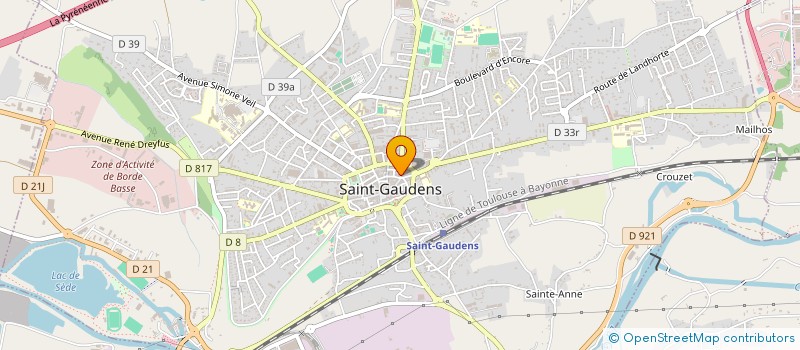 localisation de l'entreprise MONSIEUR FREDERIC BAUTISTA à SAINT-GAUDENS
