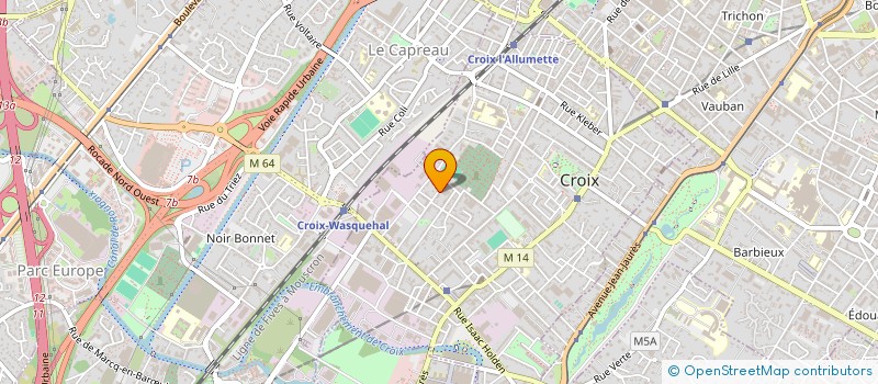 localisation de l'entreprise MONSIEUR FREDERIC BAYOL  CROIX