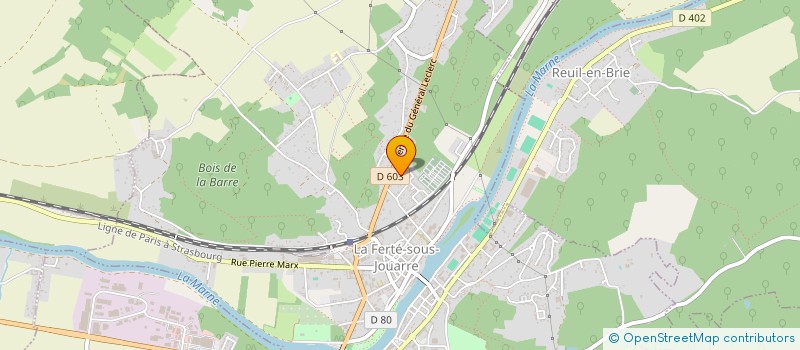 localisation de l'entreprise MONSIEUR FREDERIC BAZERJI à LA FERTE-SOUS-JOUARRE