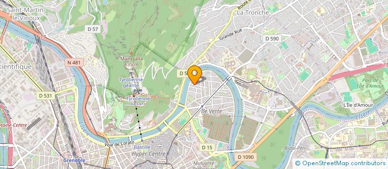 localisation de l'entreprise MONSIEUR FREDERIC BAZIAK à GRENOBLE