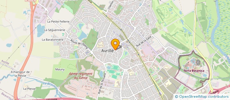 localisation de l'entreprise MONSIEUR FREDERIC BAZILE  AVRILLE