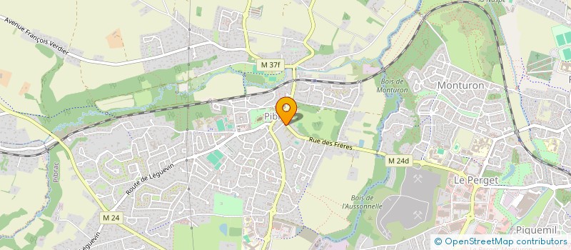 localisation de l'entreprise MONSIEUR FREDERIC BAZIN  PIBRAC