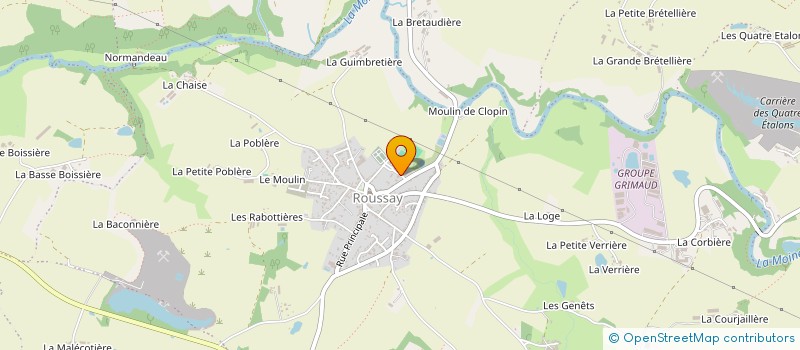 localisation de l'entreprise MONSIEUR FREDERIC BEALU à SEVREMOINE