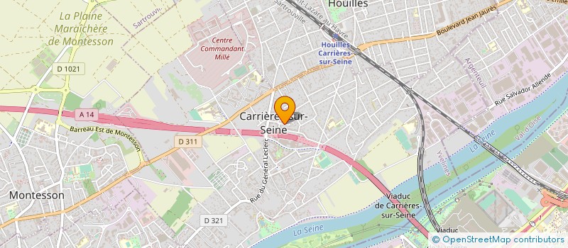 localisation de l'entreprise MONSIEUR FREDERIC BEARN à CARRIERES-SUR-SEINE