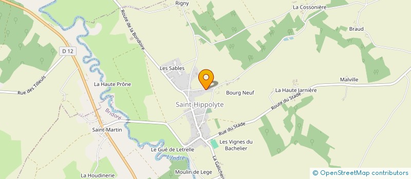 localisation de l'entreprise MONSIEUR FREDERIC BEAUDOUIN à SAINT-HIPPOLYTE