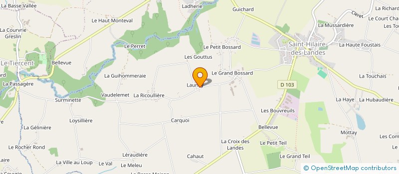 localisation de l'entreprise MONSIEUR FREDERIC BEAULIEU  RIVES-DU-COUESNON