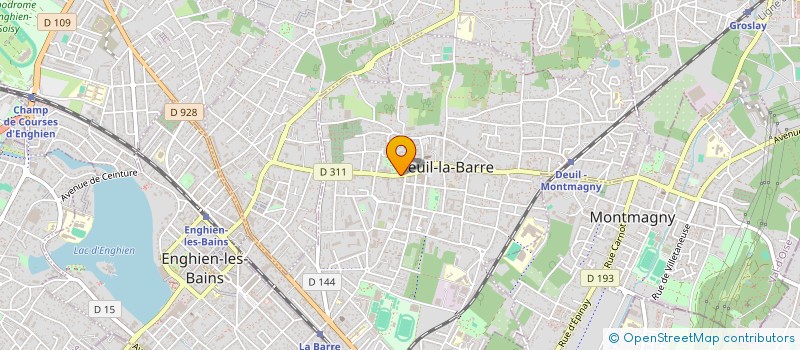 localisation de l'entreprise MONSIEUR FREDERIC BEAUPUY à DEUIL-LA-BARRE