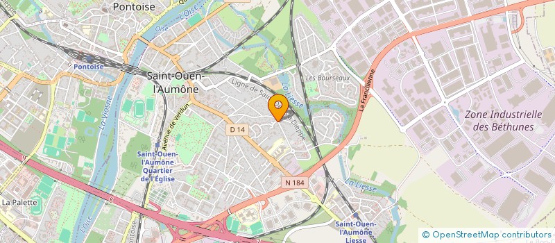 localisation de l'entreprise MONSIEUR FREDERIC BEAUVALLET à SAINT-OUEN-L'AUMONE