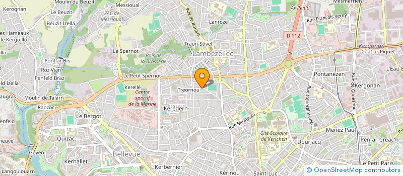 localisation de l'entreprise MONSIEUR FREDERIC BEAUVILLAIN à BREST